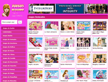 Tablet Screenshot of juegos-de-barbie.com